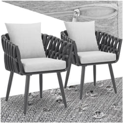 TecTake 405809 outdoor chair Anthracite