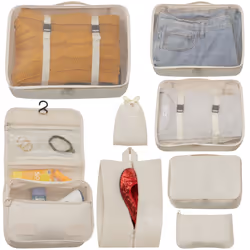 Suitcase Set Madison -  13-piece, 3 suitcases, packing cubes, TSA lock
