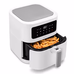 MEDION LIFE E40 XL, Hot air fryer, 5.2 L, 50 °C, 200 °C, 60 min, Single