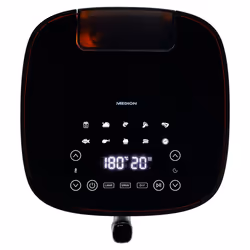 MEDION LIFE X10 XL Single 5 L 1500 W Hot air fryer Black - Additional view 8