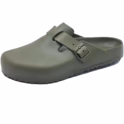 ) Birkenstock Boston EVA Men's Khaki Clogs - Green, 7.5 (Adults' - Additional view 2
