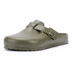 ) Birkenstock Boston EVA Men's Khaki Clogs - Green, 8 (Adults'
