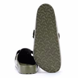 ) Birkenstock Boston EVA Men's Khaki Clogs - Green, 8 (Adults'