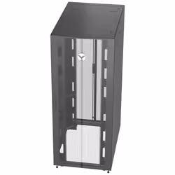 Vertiv VR3350 rack cabinet 42U Freestanding rack Black, Transparent