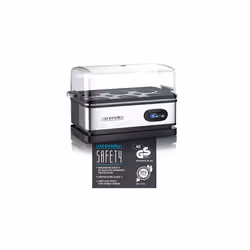 Arendo - Electric Egg Boiler - Automatic Cooker with Warming Function - 6 Egg Capacity - Indication Light - for Perfect Soft and Hard Eggs - Wate
