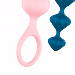 Satisfyer Love Beads Anal beads Blue, Pink Silicon 2 pc(s)