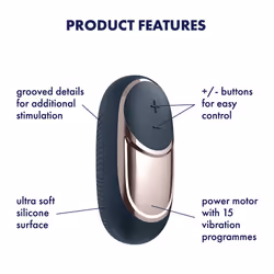 Satisfyer Dark Desire Mini vibrator Ambidextrous