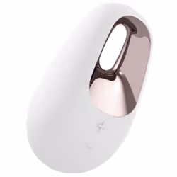 Satisfyer White Temptation, Mini vibrator, Clitoral stimulation, White, Acrylonitrile butadiene styrene (ABS), Silicone, Ambi ...