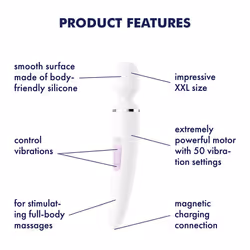 Satisfyer Wand-er Woman Wand vibrator Ambidextrous - Additional view 6