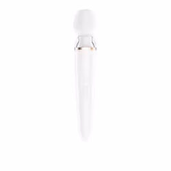Satisfyer Double Wand-er, Wand vibrator, Clitoral stimulation, G-Point stimulation, Vaginal stimulation, White, Acrylonitrile ...