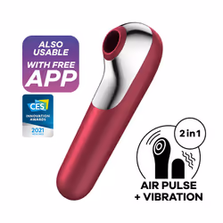 Satisfyer Dual Love Sucker vibrator Ambidextrous - Additional view 5