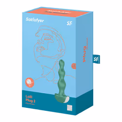 Satisfyer Lolli Plug 2 Anal vibrator Green Silicon 1 pc(s) - Additional view 4