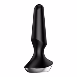Satisfyer Plug-ilicious 2, Butt plug, Black, Silicon, 1 pc(s), 15 year(s), Built-in battery