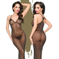 Penthouse Love On Fire Bodysuit Black