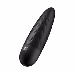 Satisfyer Ultra Power Bullet 5, Mini vibrator, Vaginal stimulation, Black, Acrylonitrile butadiene styrene (ABS), Silicone, S ...