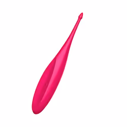Satisfyer Twirling Fun, Mini vibrator, Clitoral stimulation, Pink, Acrylonitrile butadiene styrene (ABS), Silicone, Straight, ...