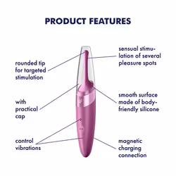 Satisfyer Twirling Delight Mini vibrator Ambidextrous