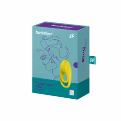 SATISFYER SPECTACULAR DUO RING VIBRATOR YELLOW