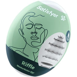 Satisfyer Masturbator Egg - Riffle Egg masturbator Thermoplastic elastomer (TPE)