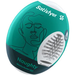 Satisfyer Masturbator Egg - Naughty Egg masturbator Thermoplastic elastomer (TPE)