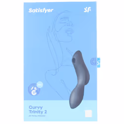 Satisfyer Curvy Trinity 2 vibrating stimulator #black