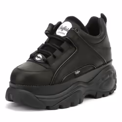 Buffalo London 1339-14 Womens Black Trainers - UK 4