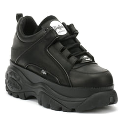 Buffalo London 1339-14 Womens Black Trainers - UK 7