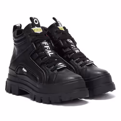 Buffalo Aspha Mid NC Womens Black Boots - 4