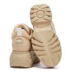 Buffalo London Women Cream Trainers - 6.5