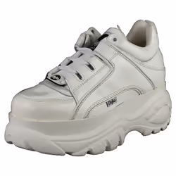 Buffalo London 1339-14 2.0 Womens Platform Trainers in White - 6