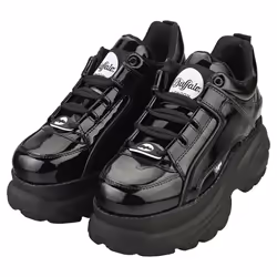Buffalo London 1339-14 2.0 Womens Platform Trainers in Black - 7 - Additional view 5