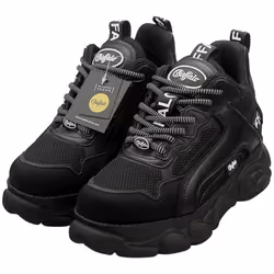 Buffalo Cld Chai Vegan Womens Platform Boots in Black - 6.5 - Additional view 5