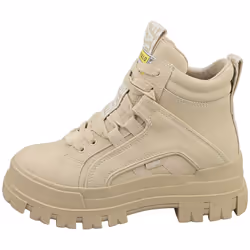 Buffalo Aspha Nc Mid Vegan Womens Ankle Boots in Beige - 5