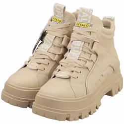 Buffalo Aspha Nc Mid Vegan Womens Ankle Boots in Beige - 6.5 - Additional view 5