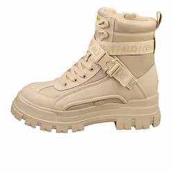 Buffalo Aspha Com1 Vegan Mens Ankle Boots in Beige - 10.5