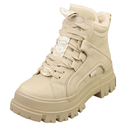 Buffalo Aspha Nc Mid Warm Vegan Womens Fashion Boots in Beige - 4