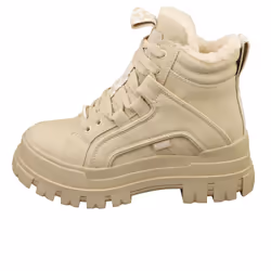 Buffalo Aspha Nc Mid Warm Vegan Womens Fashion Boots in Beige - 4