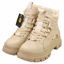 Buffalo Aspha Nc Mid Warm Vegan Womens Fashion Boots in Beige - 5 - Additional view 5