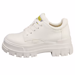 Buffalo Aspha Cls Vegan Womens Platform Boots in White - 6.5