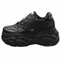 Buffalo Blader One Vegan Womens Platform Trainers in Black - 4