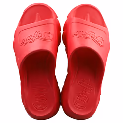 Buffalo Cld Vegan Foam Womens Slide Sandals in Hot Pink - 7