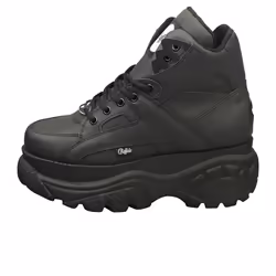 Buffalo 1340-14 2.0 Vegan Womens Platform Boots in Black - 3