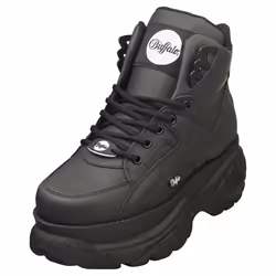 Buffalo 1340-14 2.0 Vegan Womens Platform Boots in Black - 4