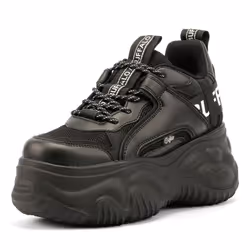 ) Buffalo Blader Matcha Women's Black Trainers - Black, 6.5 (Adults'