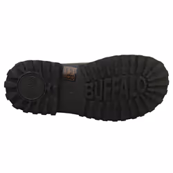 Buffalo Pluto Jane Vegan Womens Platform Shoes in Black - 6.5