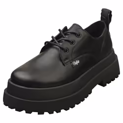 Buffalo Pluto Vegan Womens Platform Shoes in Black - 6.5
