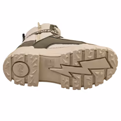 Buffalo Aspha Com1 Warm Vegan Womens Fashion Boots in Khaki Cream - 6
