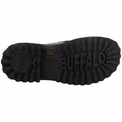 Buffalo Pluto Vegan Womens Loafer Shoes in Black - 4