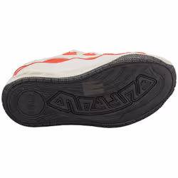 Buffalo Hero Skate Vegan Womens Platform Trainers in White Red - 4