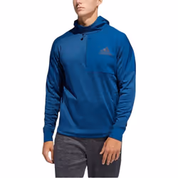 Adidas DU2555 Mens Hoodies Hooded Sweatshirts - Teal Blue, 2XL